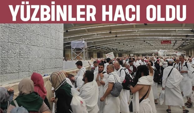 1 milyon 800 bin Müslüman hacı oldu