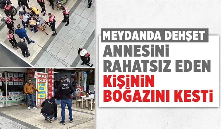  13 yaşındaki çocuk adamı boynundan bıçakladı