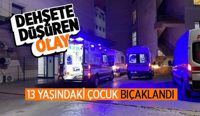 Çocukların Kavgası Kanlı Bitti