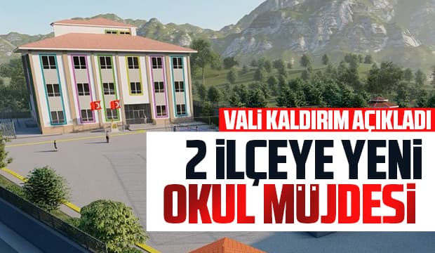İki ilçeye yeni okul yapılacak