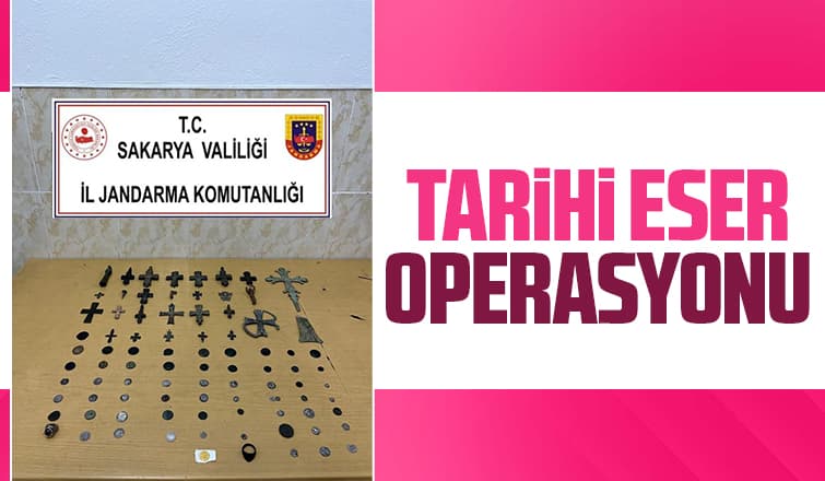 29 adet tarihi eser ele geçirildi