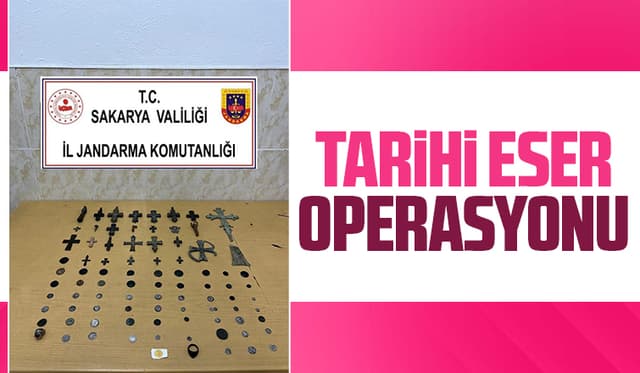 29 adet tarihi eser ele geçirildi