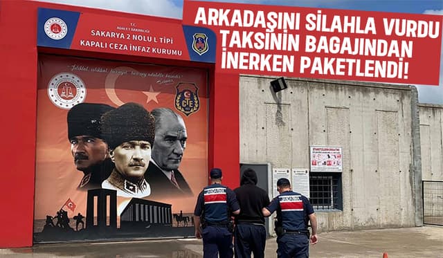 Arkadaşını silahla vurdu