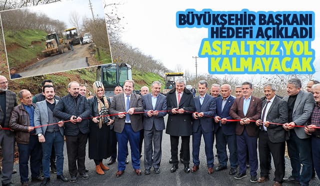 Büyükşehir 400 Bin Ton Asfalt Hedefini Geride Bıraktı