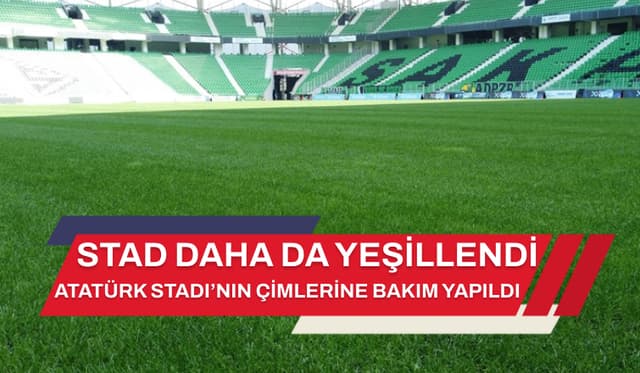 Stadyum Daha da Yeşillendi