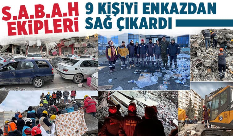 9 kişiyi kurtaran S.A.B.A.H ekini Sakarya'ya döndü