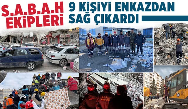 9 kişiyi kurtaran S.A.B.A.H ekini Sakarya'ya döndü