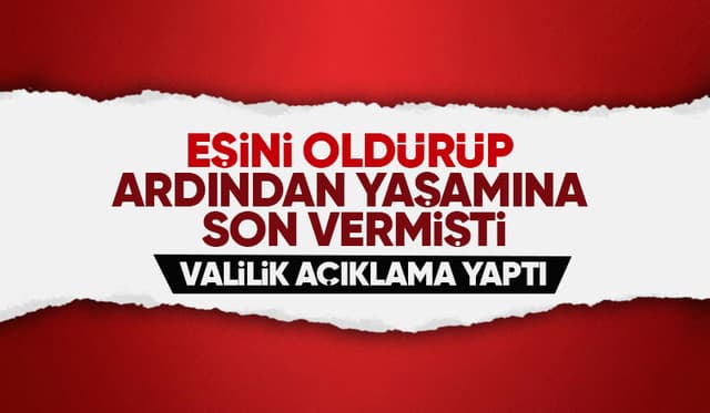 Geyve'de karı kocanın öldüğü olayla ilgili açıklama