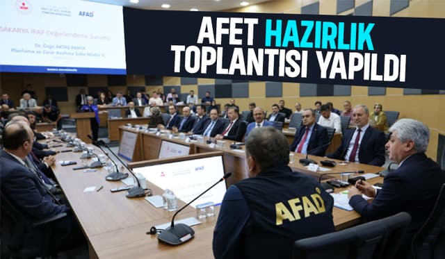 Sakarya’da İRAP Genel Değerlendirme Toplantısı yapıldı