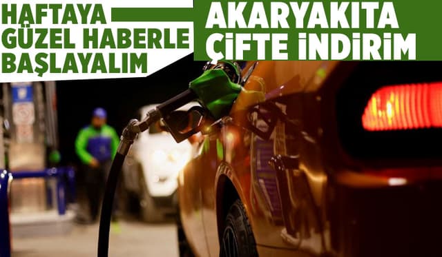 Benzin ve motorine çifte indirim