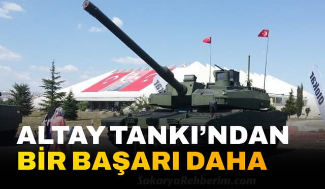Sakarya'da Üretilen Altay Tankı Bir Testten Daha Başarı İle Geçti