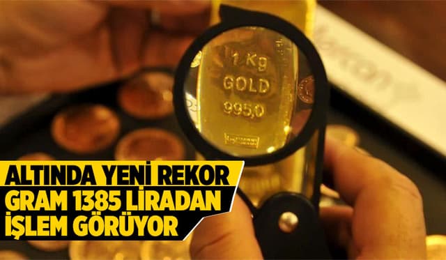 Gram altın rekorunu tazeledi