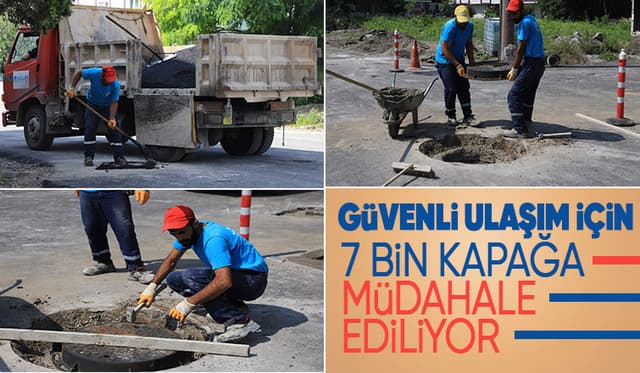 Büyükşehir 7 bin rögara müdahale ediyor