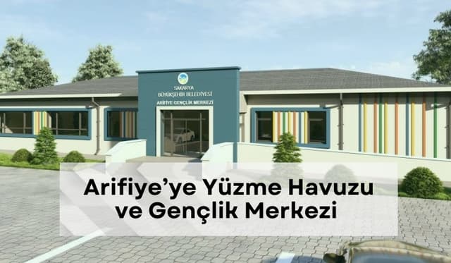 Arifiye’de Yüzme Havuzu ve Gençlik Merkezi hızla yükseliyor