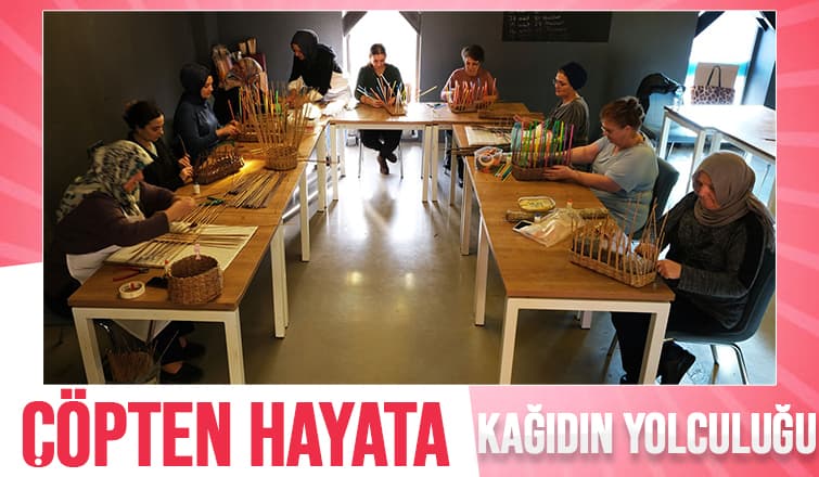Atık maharetli ellerde sanata dönüşüyor