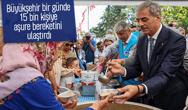 Sakarya'da 16 ilçede aşure ikramı başladı