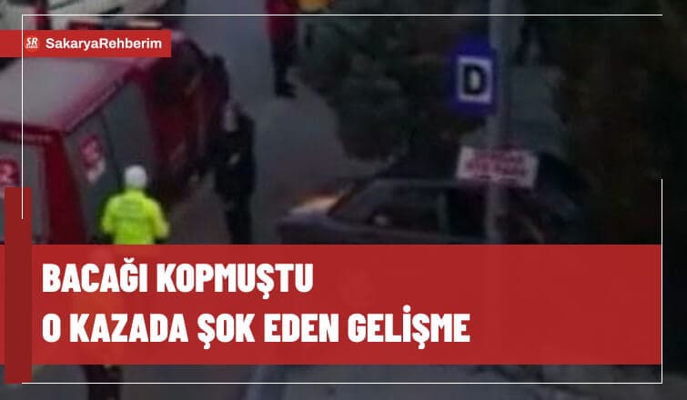 Adapazarı Çeşme Meydanı üzerinde meydana gelen kazanın sonucu şaşırttı