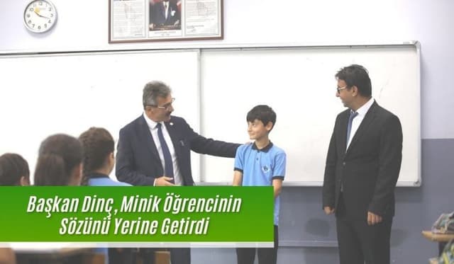 Minik Öğrenci, Arkadaşlarına Verdiği Sözü Tuttu