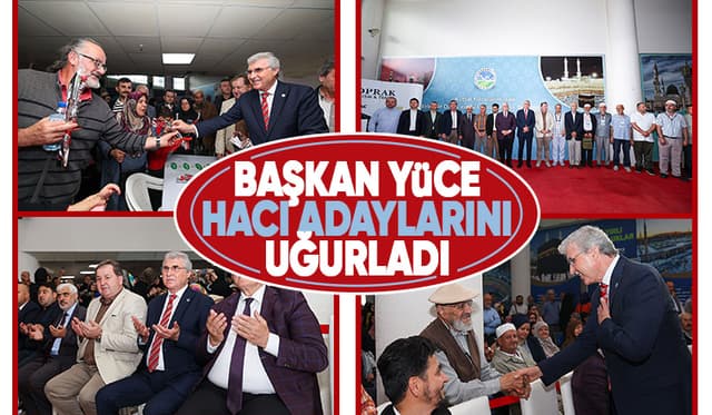 Hacı adayları kutsal topraklara uğurlandı