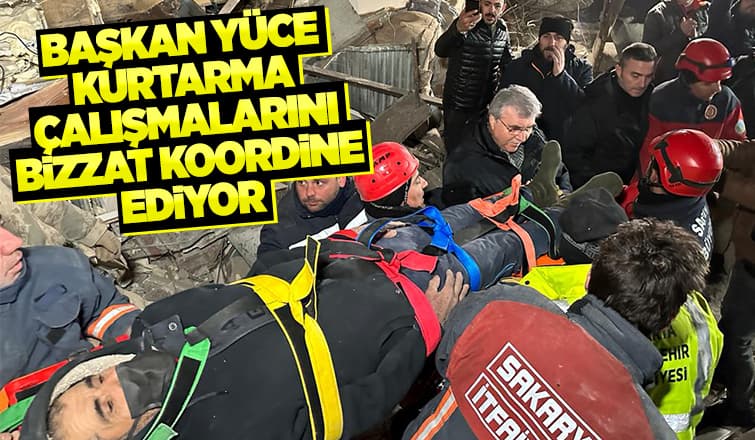 Sakaryalı ekipler kurtarma çalışmalarına devam ediyor