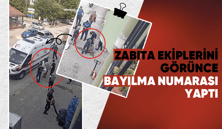 Kağıt toplayıcısından ‘Oscarlık' bayılma numarası