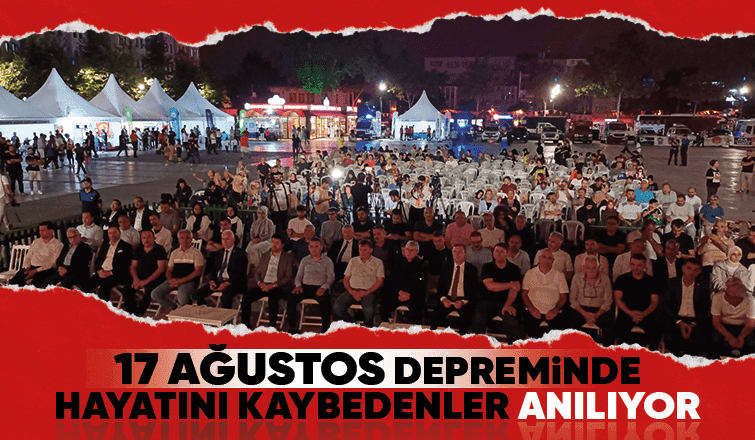 17 Ağustos felaketinin 24. yılında hayatını kaybedenler anılıyor