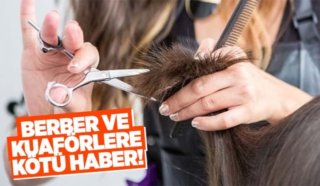 Berber ve Kuaförlere Bir Gün İzin Uygulaması Ertelendi