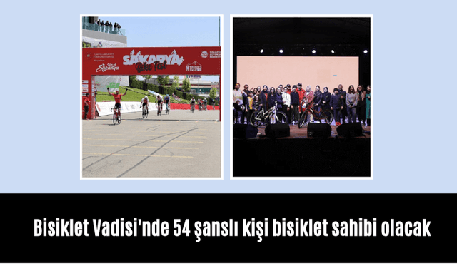 Bisiklet Vadisi’nde 54 Kişiye Bisiklet Hediye Edilecek