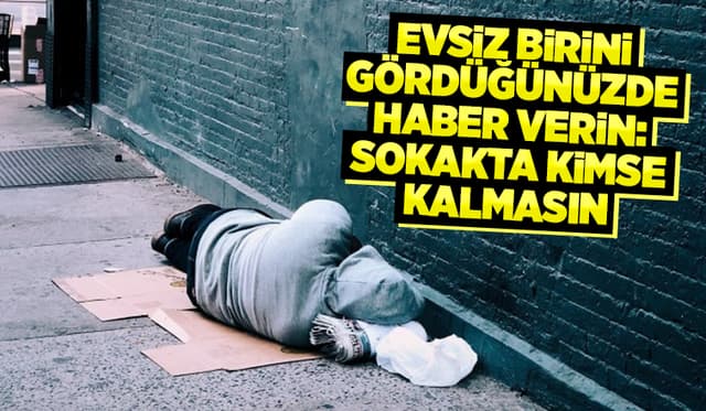 Büyükşehir evsizlere yardım eli uzatıyor