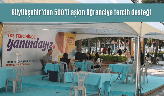 Büyükşehir’den 500’ü aşkın öğrenciye tercih desteği