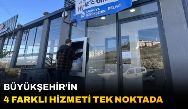 Büyükşehir’in 4 Farklı Hizmeti Tek Noktada