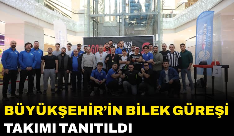 Büyükşehir’in Bilek Güreşi Takımı Özel Turnuvada Tanıtıldı