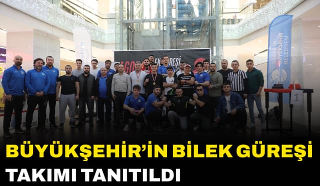 Büyükşehir’in Bilek Güreşi Takımı Özel Turnuvada Tanıtıldı