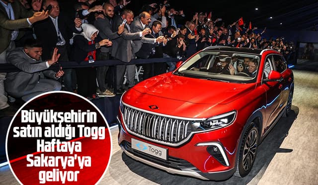 Büyükşehirin satın aldığı Togg, meydanda sergilenecek