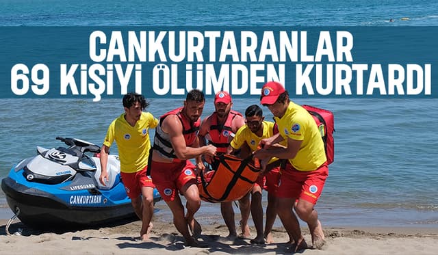 Sakarya sahillerinde boğulma tehlikesi, 69 kişi kurtarıldı
