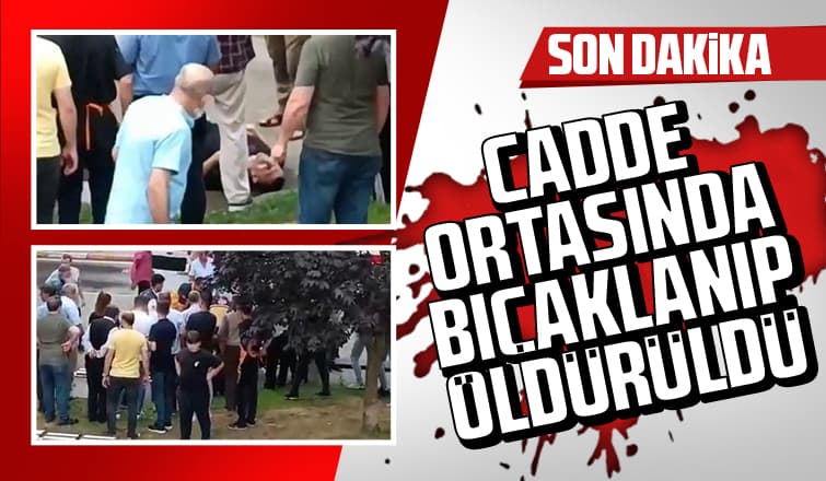 Cadde ortasında öldürüldü