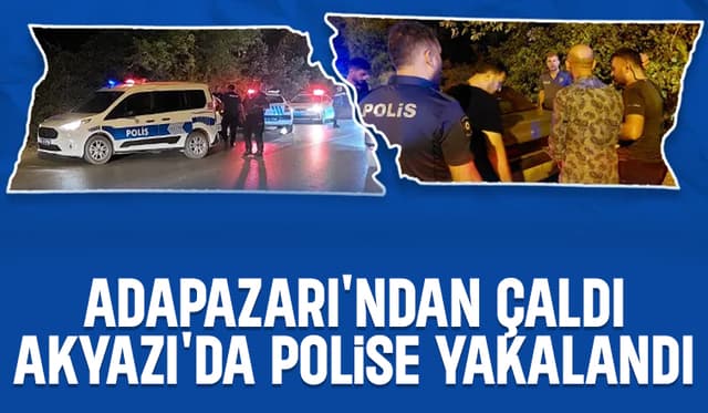 Çalıntı Araçla Kaçış Girişimi Akyazı’da Sonuçsuz Kaldı