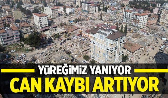 Depremde can kaybı artıyor
