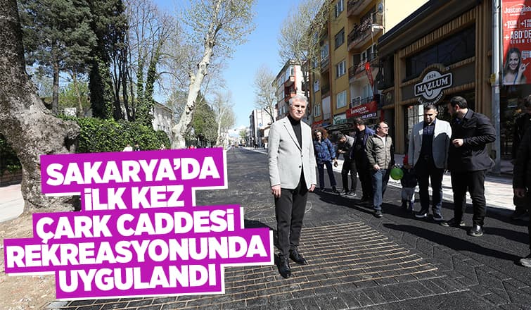 Çark Caddesi rekreasyonunda bir ilk uygulandı