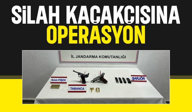 Ruhsatsız silahlarla yakalandı