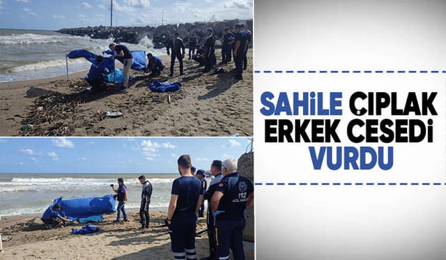 Karasuda sahile ceset vurdu