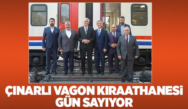 Çınarlı Vagon Kıraathanesi'ne Son Rütuşlar Yapılıyor