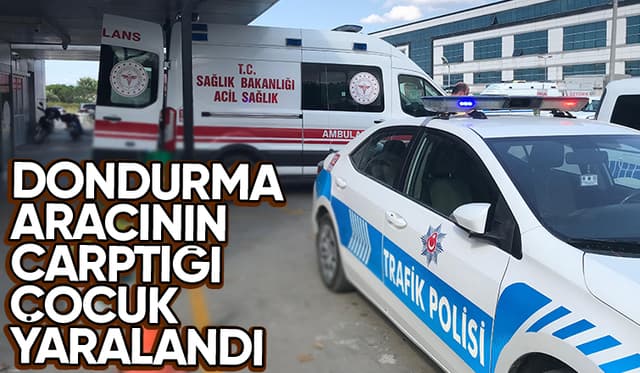 Geri manevra yaparken çocuğa çarptı