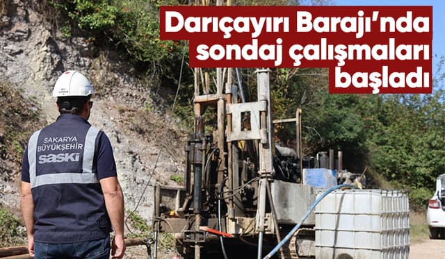 Darıçayırı Barajı’nda saha çalışmalarına başlandı