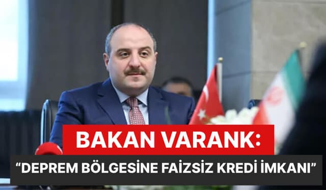 Deprem Bölgesine Faizsiz Kredi İmkanı Sağlanacak