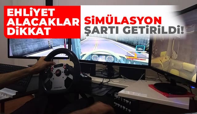 Ehliyet Alırken Simülasyon Şartı Getirildi
