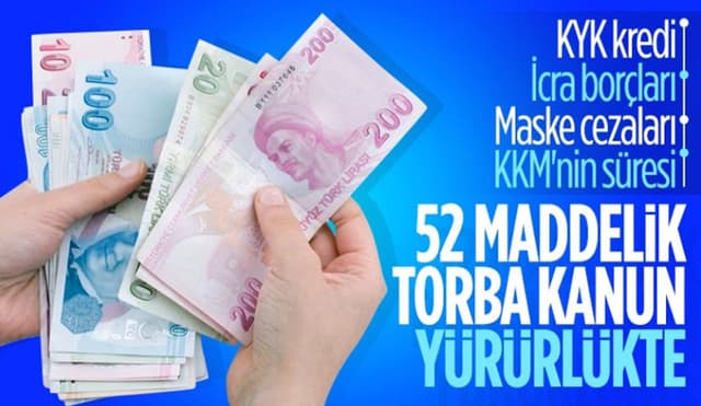 Ekonomiye İlişkin Torba Kanun Yayınlanarak Yürürlüğe Girdi
