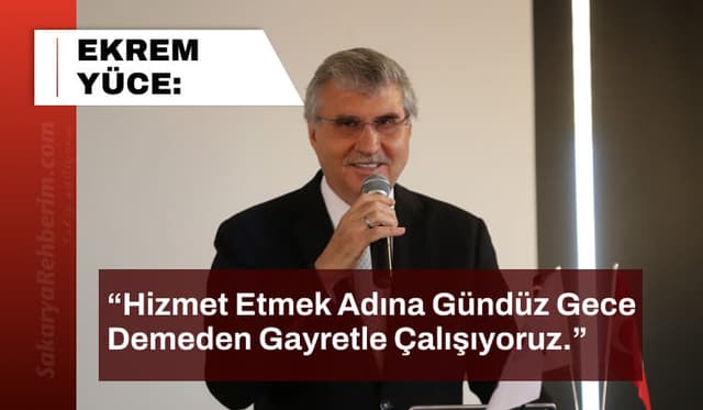 Ekrem Yüce Altyapı Hatlarının Lansman Töreninde Konuştu