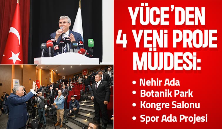 Ekrem Yüce’den 4 Yeni Proje Müjdesi