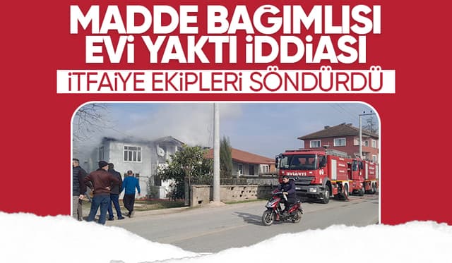 İki Katlı Evde Yangın